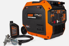 WEN 6800W Quiet Portable Dual Fuel Inverter Generator,Electric Start, CO Sensor