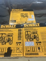 Dewalt Generators 8000W And 6500W Brand New With Warranty DXGNR6500 DXGNR8000