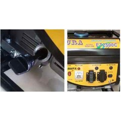 1600W Portable Gasoline Generator Single-phase Outdoor Battery Car Generator