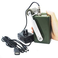 Hand Crank Generator 30W 0-28V USB Plug for Mobile