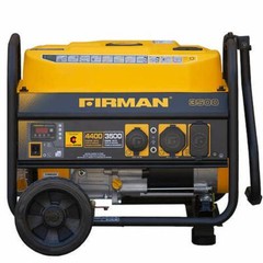 Firman 3550W Running / 4450W Peak Gasoline Powered Generator, Portable Generator
