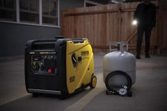 Champion 4,500-W Portable RV Ready Dual Fuel Gas Inverter Generator w/ CO Sensor