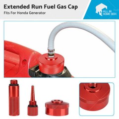 Extended Run Fuel Gas Cap Funnel Suitable for Honda Generator EU2000i 1/4 NPT