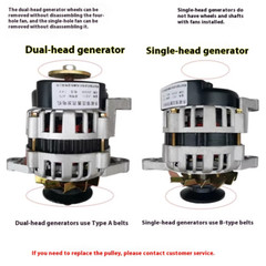 Agricultural Tricycle Four-wheeler Tractor Dual-use DC Brushless Generator