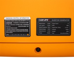3500W Portable Inverter Generator Gas Powered w/ CO Sensor Home Backup Camping