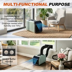 Smart Portable Air Conditioner Cooling 4 Modes + WIFI for Outdoor/Camping RV