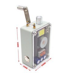DIY Hand Generator USB Charging Portable Acrylic Camping Equipment Outdoor ASSY