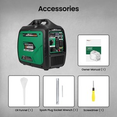 Quiet Inverter Generator 4000W Portable 24kg Gas Powered Quiet 60 dB