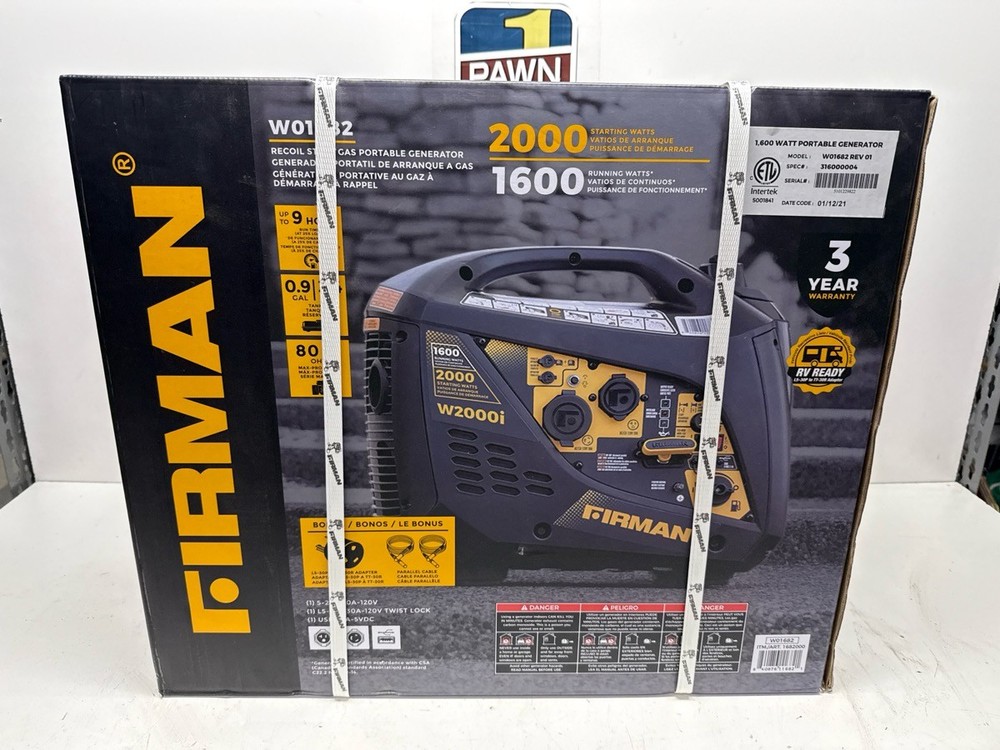 FIRMAN GENERATORS W01682 (P16035020)