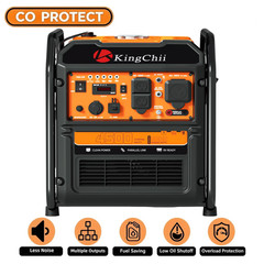 4500W Inverter Generator Gas Powered Generator CO Sensor Portable EPA Compliant