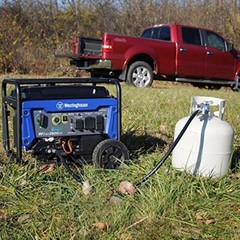 Westinghouse 4,650-W Portable Dual Fuel Gas Powered Generator with Remote Start
