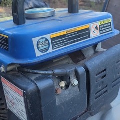 Chicago Electric Portable Gas Generator 800W/900W 120V Recoil Start 66619