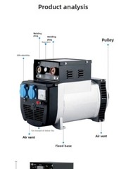 Welding and Power Generation Dual-purpose Gasoline Generator Household Small