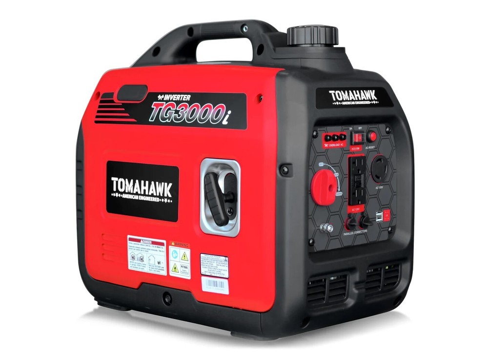 Tomahawk TG3000i 3000 Watt Inverter Gas Power Portable Generator