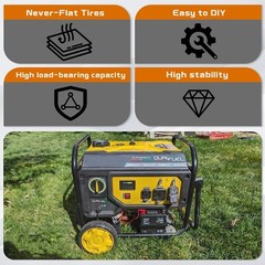 Generator Wheel Kit Compatible with Champion 2800-4750w with Folding Handle a…