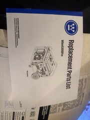 Westinghouse WGen5300DFcv Dual Fuel Generator 6500W Toolkit Manual Hose