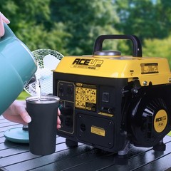 Aceup Energy 1,200W Gas Powered Generator Small Portable Generator for Home Use