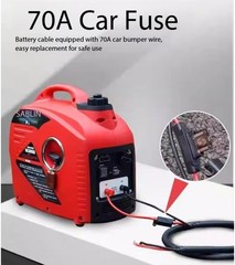 DC-Powered Portable Gasoline Generator for Vehicles with Quiet Operation