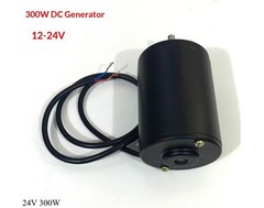 12V/24V Permanent Magnet DC Generator for Hand-Crank & Wind Power Use