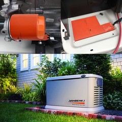Battery Heater Pad for Generac 7101,Battery Warmer Outdoor Cold Orange