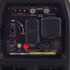Portable 3200W Inverter Generator 58dB Low Noise Perfect for RV Trips Tailgating