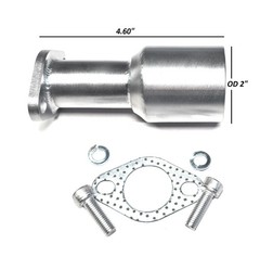 2in Exhaust Flex Pipe Adaptor for Predator 301,420,459cc, HondaGX240,GX270,GX390