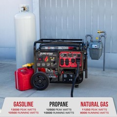 13,000W 500Cc Tri Fuel Portable Generator – Remote Electric Start, Whole Home