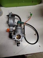 LPG CNG Generator Dual Fuel Carburetor Fit for 4.5‑5.5KW GX390 188F Manual Parts