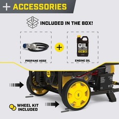 201302- Champion 9200W Electric Start Dual Fuel Generator with CO Shield®- NEW