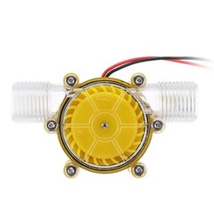 Hydroelectric Micro Hydro Generator 1/2 yellow red black silver transparent