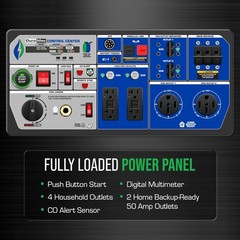 XP16000iH 16,000-Watt Dual Fuel Portable Digital Inverter Generator