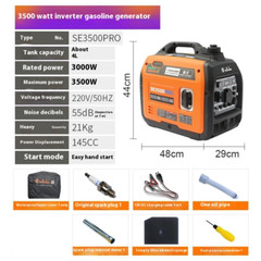 Petrol Generator 220V Small Mini Household Mute Outdoor Rechargeable Portable