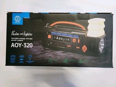 Aaoyun Portable Power Station with Flashlight, Model# XC0660-AOY320