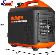 2800-Watt Dual Fuel Inverter Generator Quiet Portable & Lightweight with Fuel S