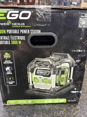 EGO #PST3042 POWER+ Nexus Portable Station 3000W—2 X 7.5 Ah Batteries + Charger