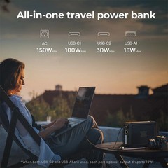 NEW BougeRV 240Wh Portable Solar Power Station with AC outlet JuiceGo Open Box