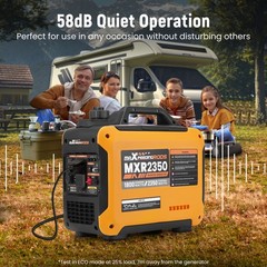Lightweight 15kg 2350W Inverter Generator for Garden & Courtyard Lighting