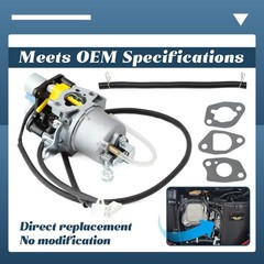 Carburetor Replacement for Predator 5000W Dual Fuel Inverter Generator – Gaskets