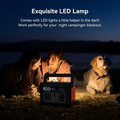 FF Flashfish 400W Portable Power Station 400Wh Outdoor Battery Power Generator