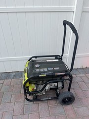 RYOBI 6,500-Watt Gas Portable Generator with CO Shutdown Sensor[read Description