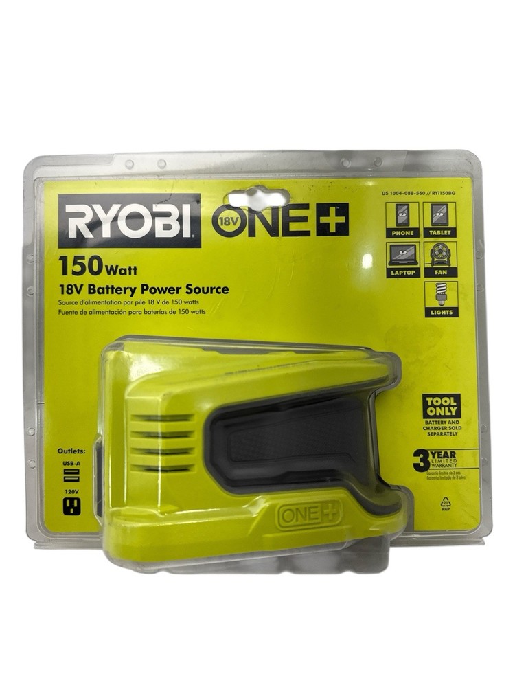 Ryobi 150 Watt 18V Battery Power Source TOOL ONLY RYi150BG Factory Sealed