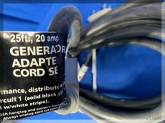 BRIGGS & STRATTON 20 AMP GENERATOR ADAPTER CORD SET 25′ LONG 4 OUTLETS FREE SHIP