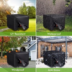 Generator Cover Heavy Duty Waterproof Universal Portable Generator Cover 38”L…