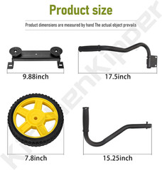 40065 Generator Wheel Kit for Champion 2800-4750-Watt Generators with Folding Ha