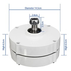 1000W Output 3Phase AC Permanent Magnet Generator With DC Electric Motor