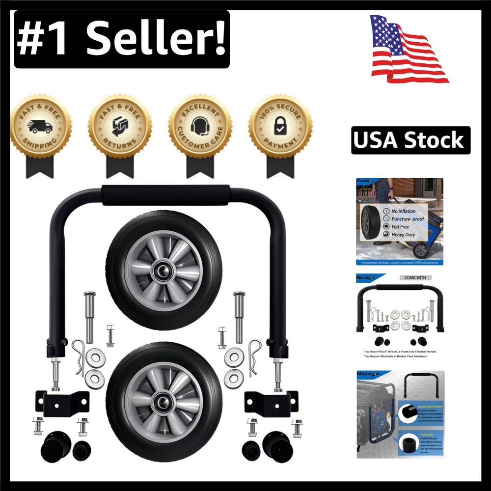 Westinghouse Wgen5300 Series Portable Generator Never-Flat Wheel and Handle Kit,