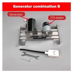 1PCS NEW 220V Permanent Magnet Brushless Generator – DIY Kit with 775 DC Motor