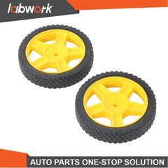Labwork Generator Wheel Kit For 40065 W/ Folding Handle & Never Flat Tire 2 Pack