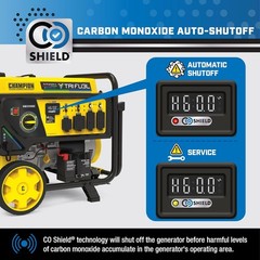 Champion Power Equipment 12,500-Watt Electric Start Tri Fuel Home Generator