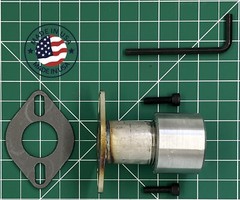 GenExhaust for Predator 5000 1.5″ Galvanized Steel tubing exhaust extension.